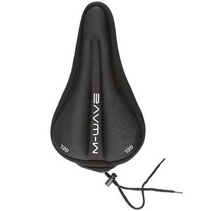 M-Wave Tapis de selle Gel anatomique Noir
