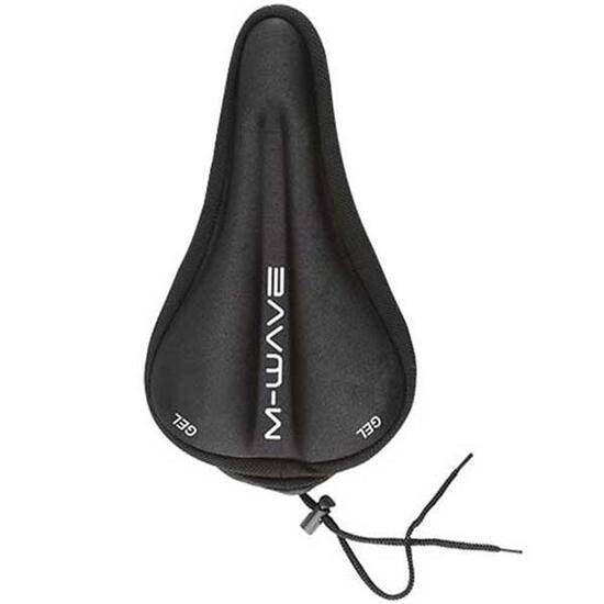 M-Wave Tapis de selle Gel anatomique Noir