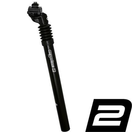 Ergotec Gefederte Patentsattelstütze SP-3.0 Aluminium Ø=254mm L=350mm schwarz
