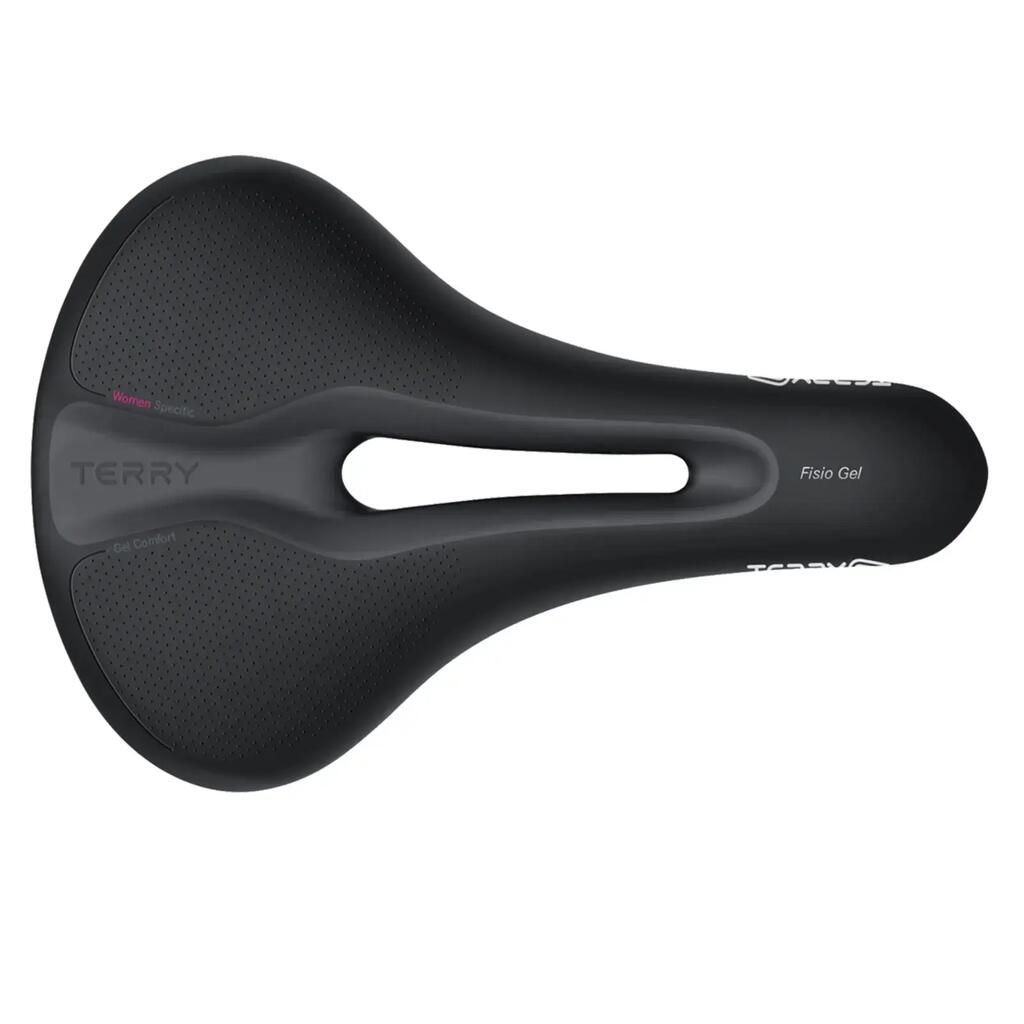 Terry Fisio Gel Saddle for Ladies in Black - Comfortable and Durable