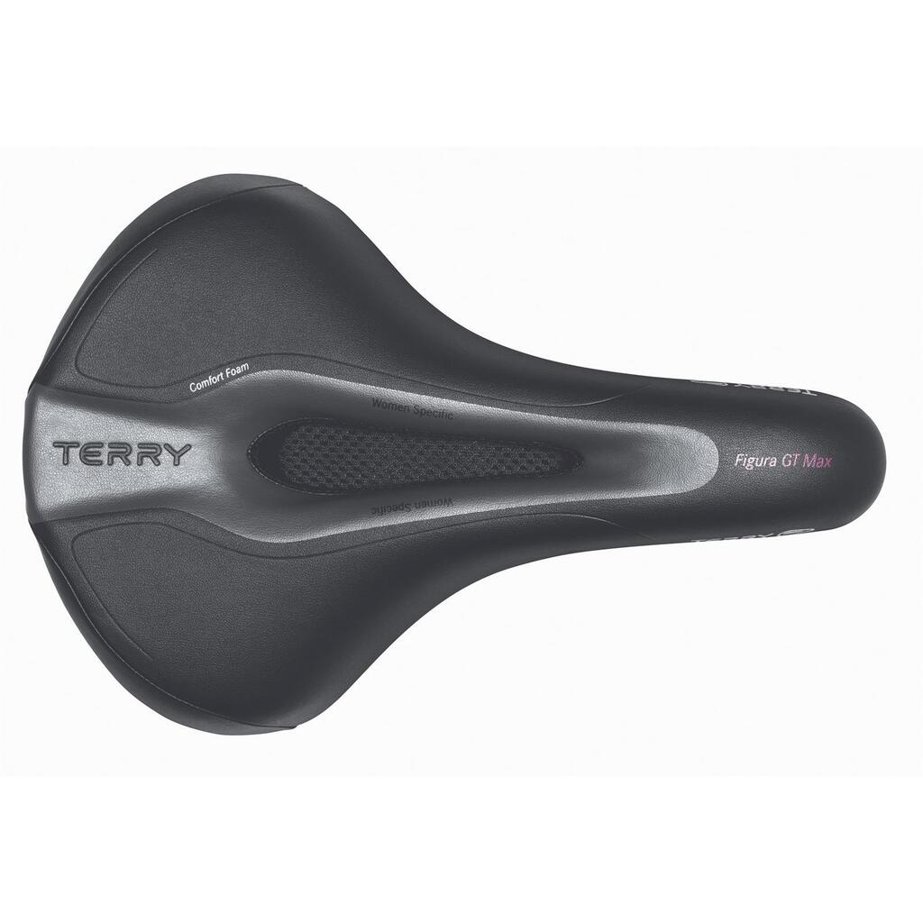 Terry Figura GT Max Ladies Saddle in Black for Ultimate Comfort