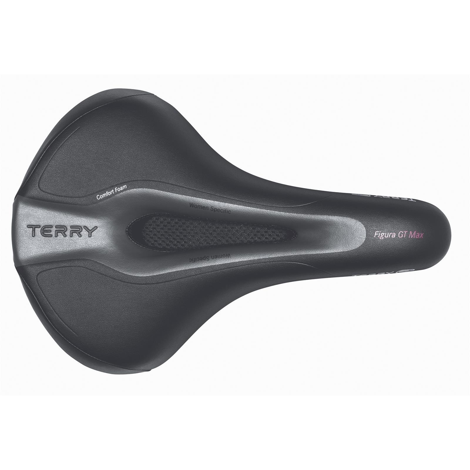 TERRY Fietszadel Figura GT Max dames - zwart