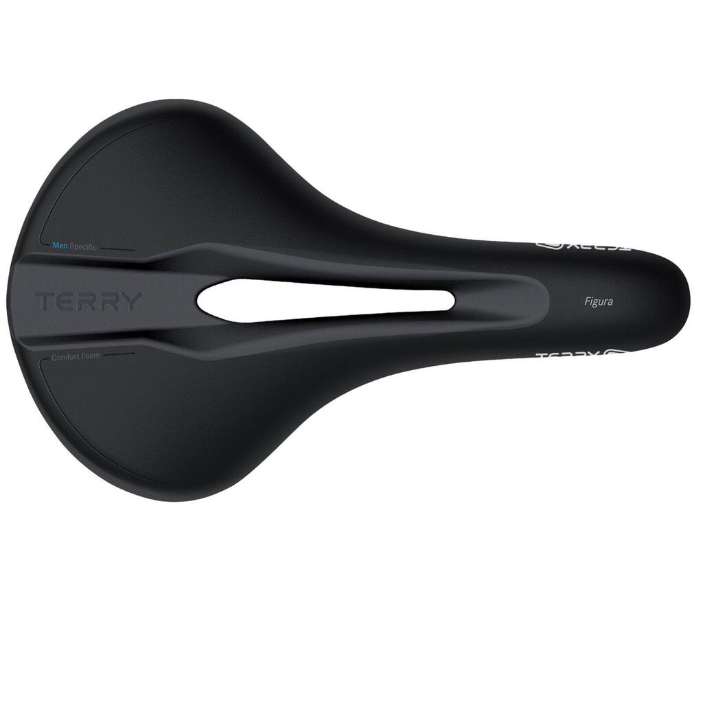 Comfortable Terry Figura Saddle for Men in Black