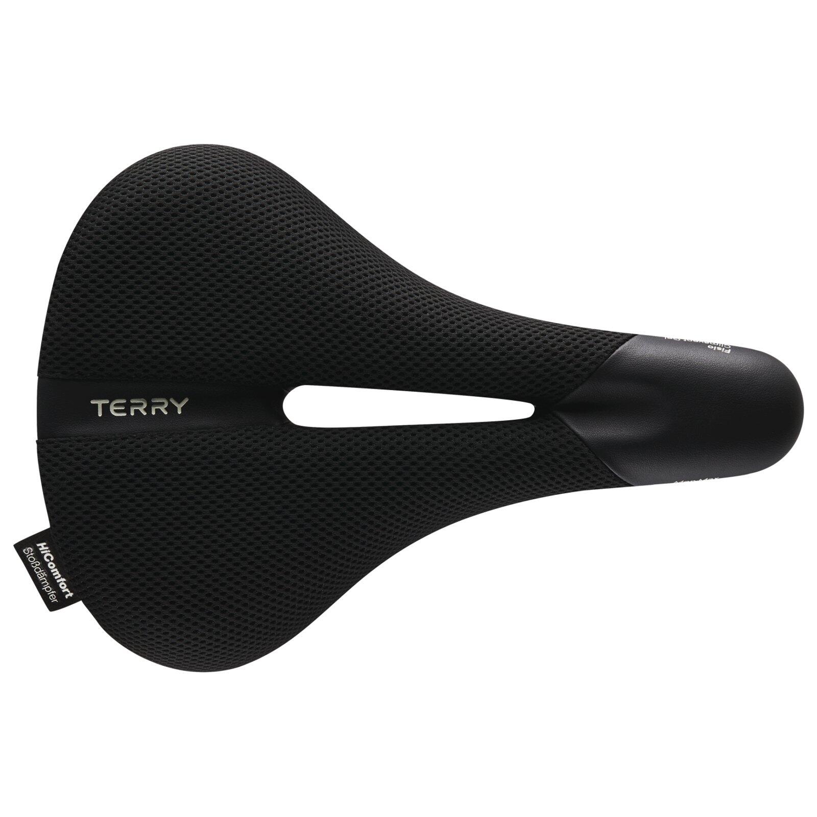 Terry Herren Fahrradsattel Fisio Climavent Gel Max Men, Schwarz 2/4