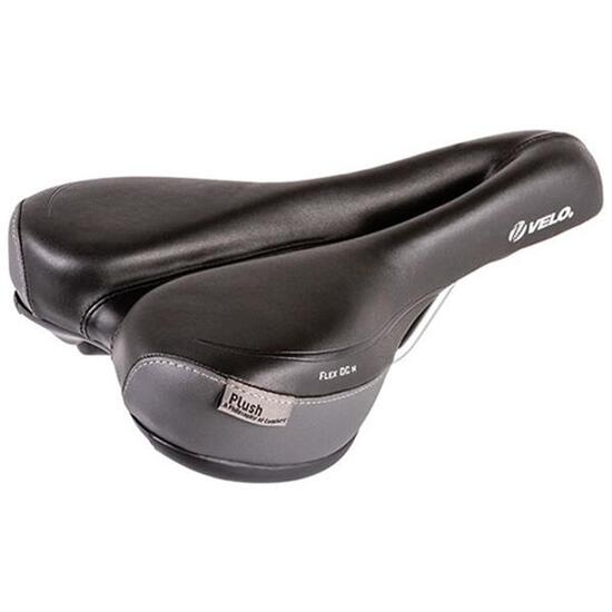 Velo Plush Deep Channel selle vélo pour homme, noir/gris, 162x269 mm, 471 g...