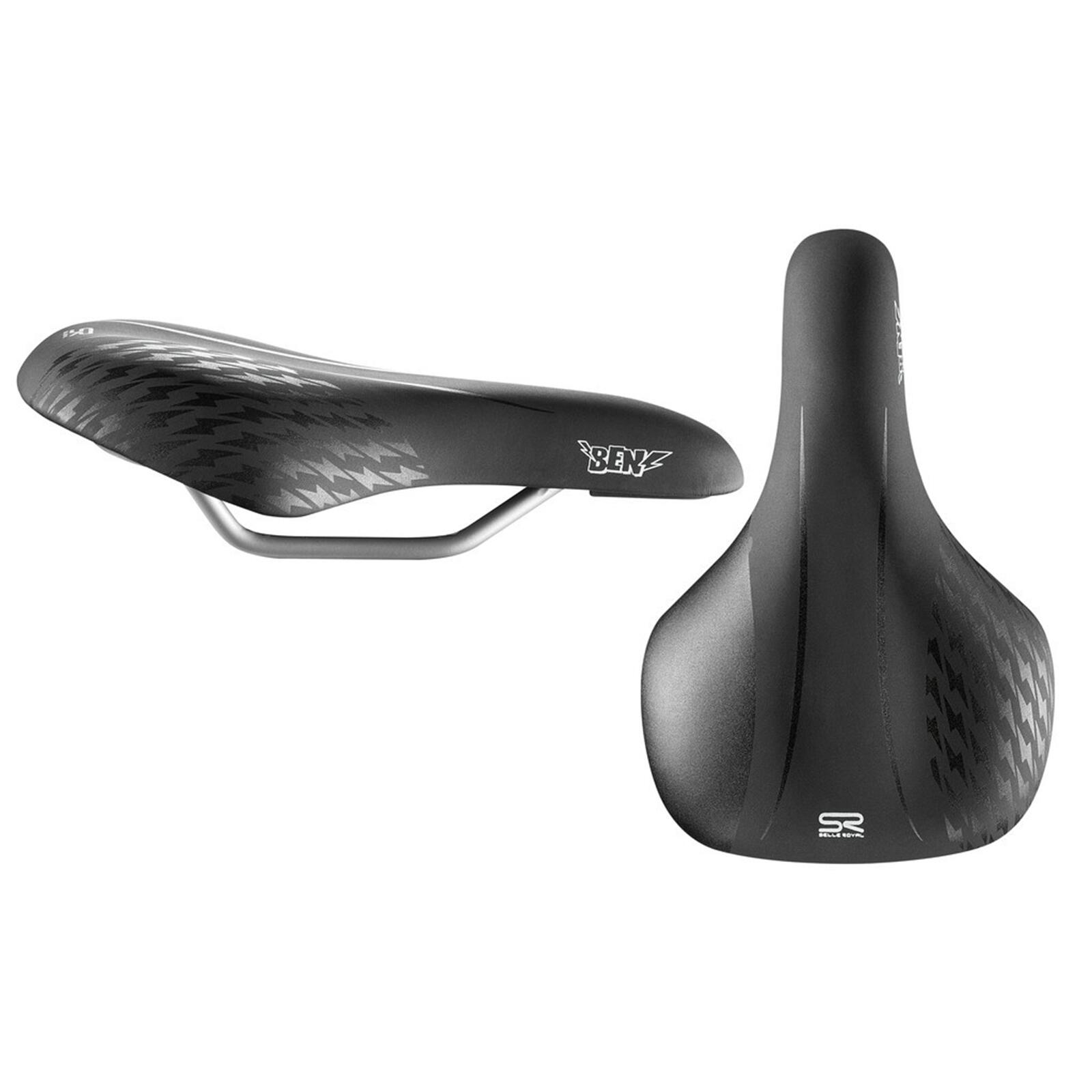 SELLE ROYAL Comfortabel Zadel voor Jongens 16-24 inch Zwart