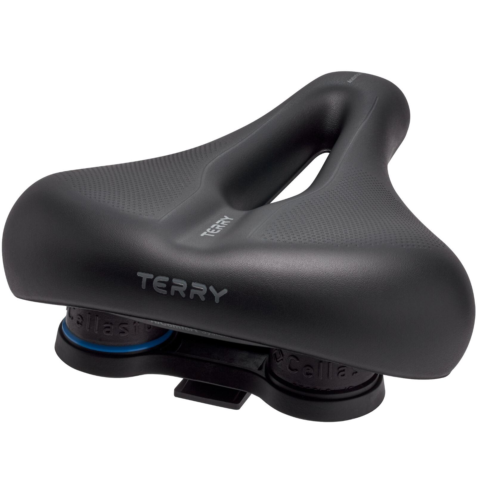Selle de vélo Anatomica Flex gel hommes noir 3/4