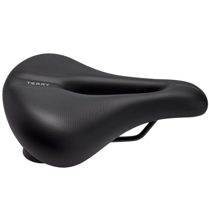 Semi-Sportief Zadel Terry Fisio Gel Max Heren Zwart (Zonder Strop