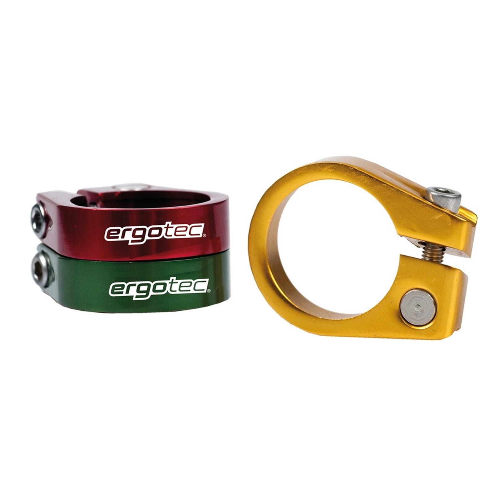 Ergotec - Collier De Tige De Selle Ergotec Sci-105 31.8 Mm Rouge Anodisé - Tige De Selle - Rouge - 31,8 Mm - Decathlon