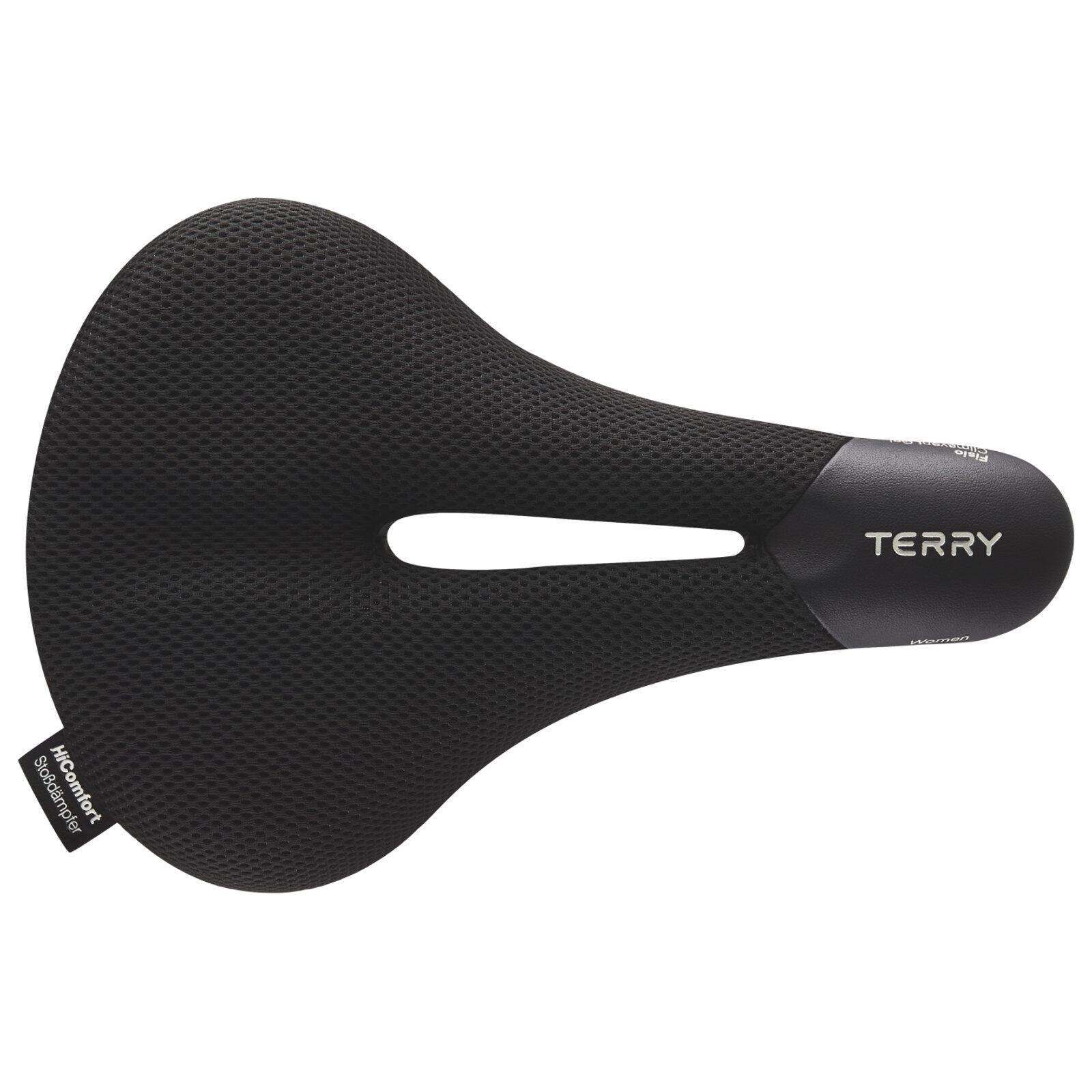 Terry Saddle Fisio Climavent Gel Ladies Black 2/4