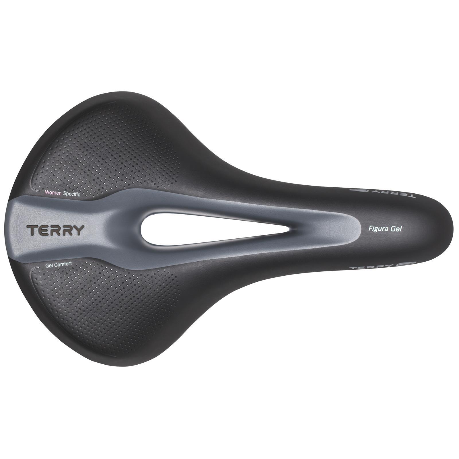 TERRY Fietszadel Figura Max gel dames zwart