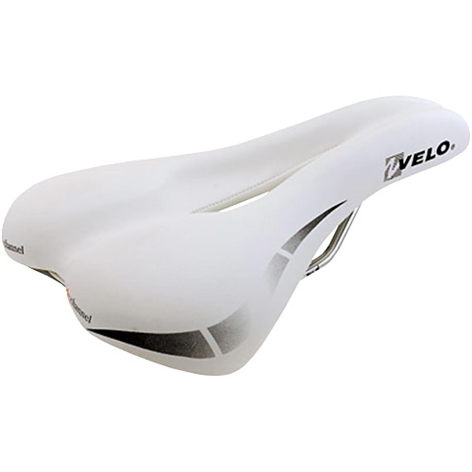 VELO Velo WideChannel Zadel - Wit voor Comfort en Ondersteuning
