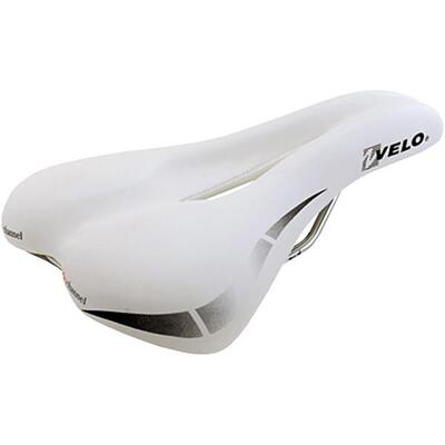 Velo widechannel zadel - wit voor comfort en ondersteuning