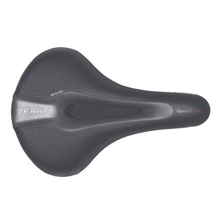 Terry Damen Fahrradsattel Figura GTC Max Gel, Schwarz