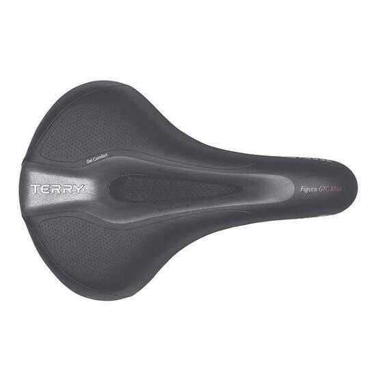 Terry Damen Fahrradsattel Figura GTC Max Gel, Schwarz