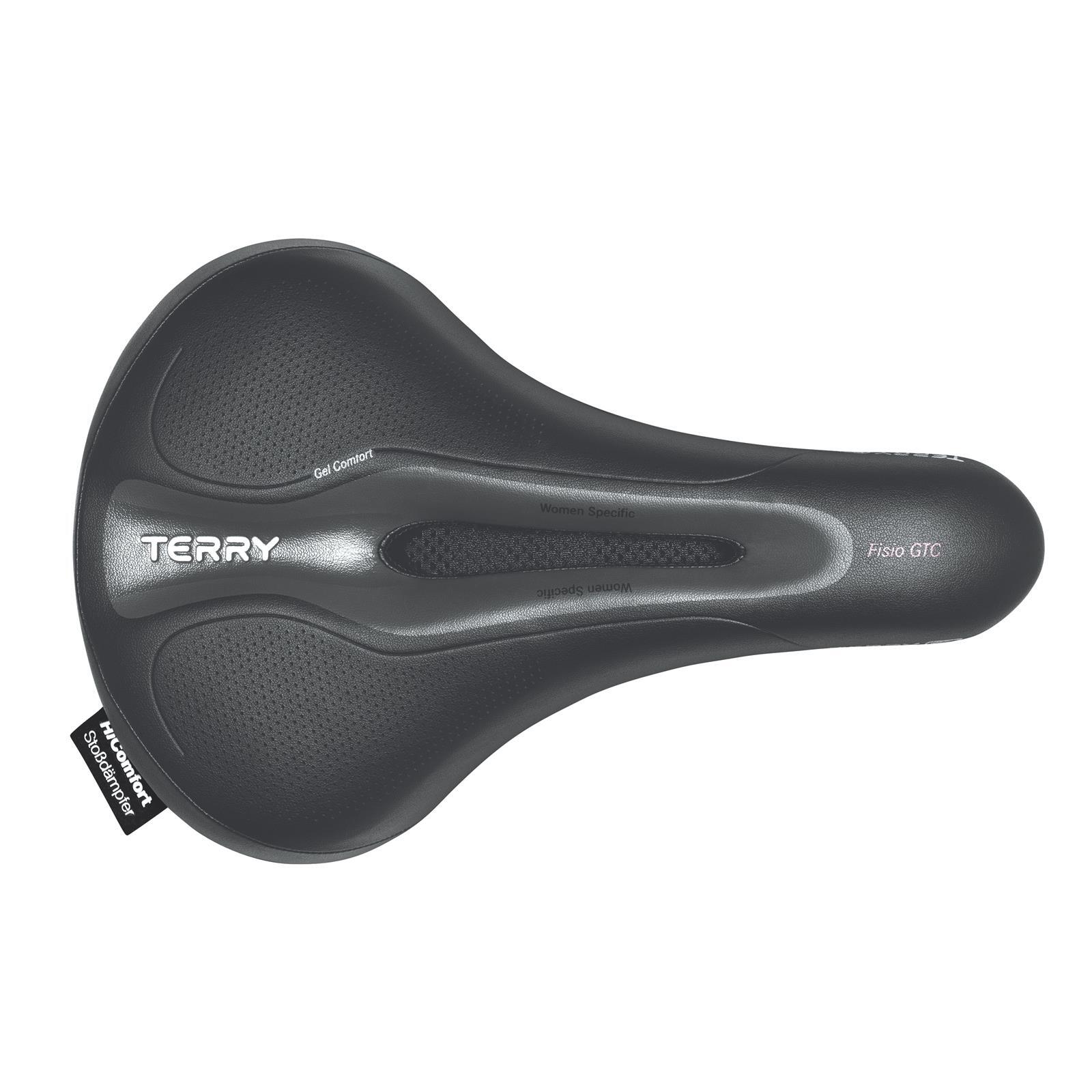 TERRY Terry Fisio GTC Gel Dames Zadel - Zwart