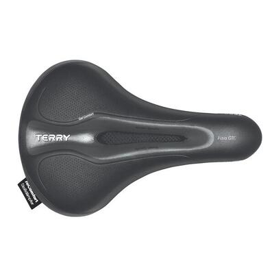 Terry fisio gtc gel dames zadel - zwart
