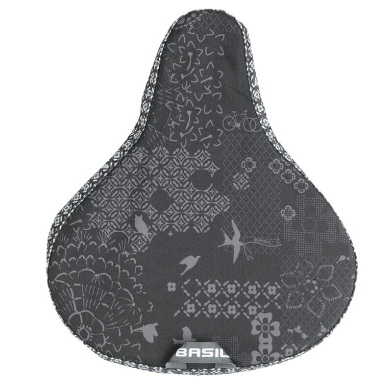Basil Bohème - Housse de selle imperméable - Charbon