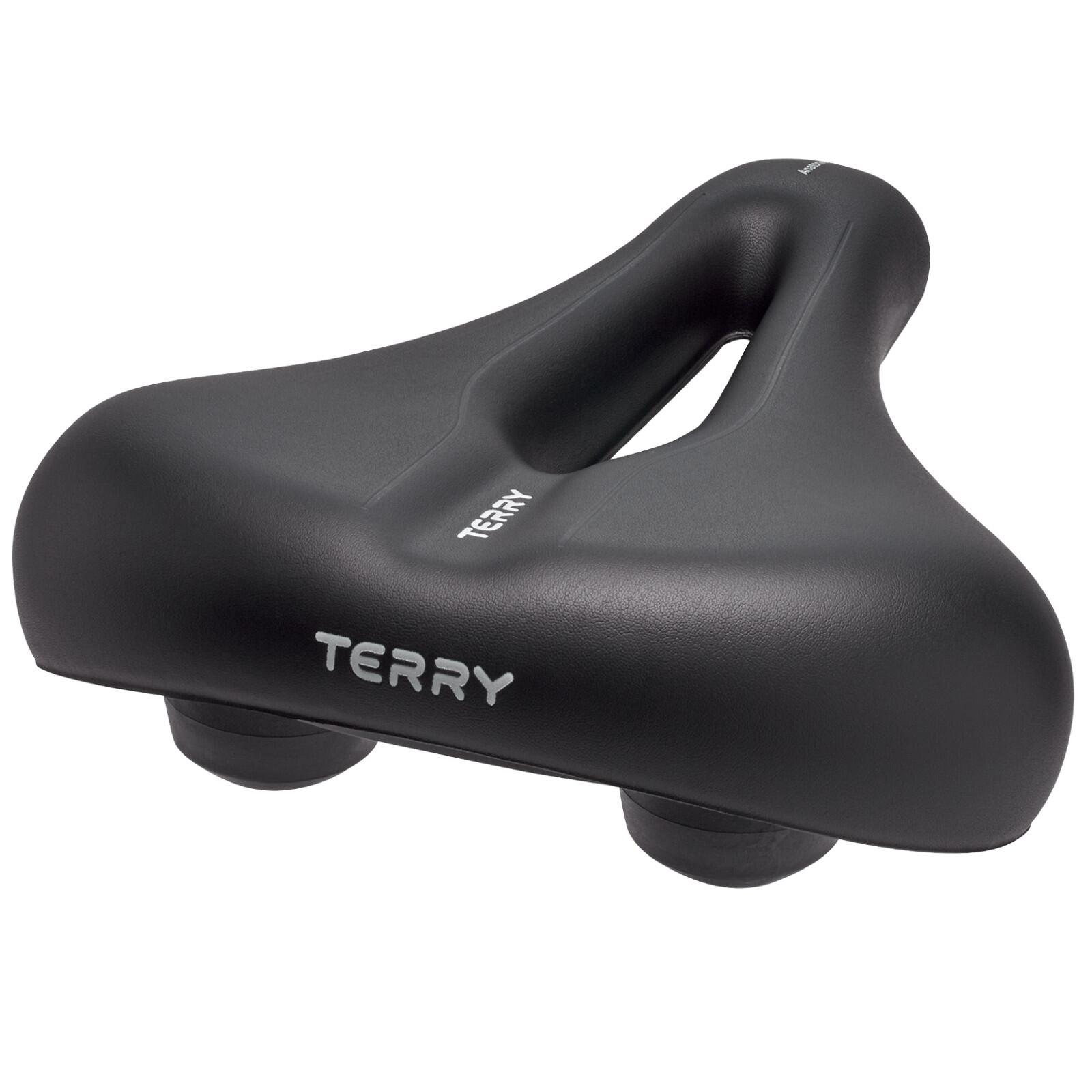 Terry Anatomica Zadel voor Heren in Zwart 3/4