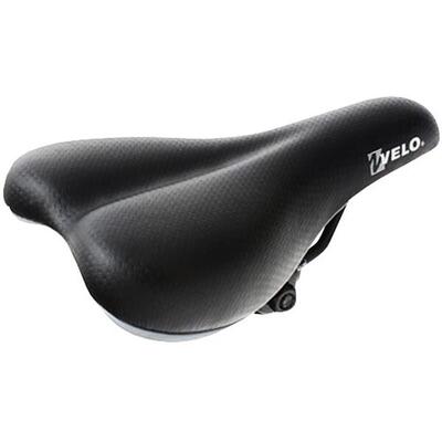 Velo fietszadel junior zwart