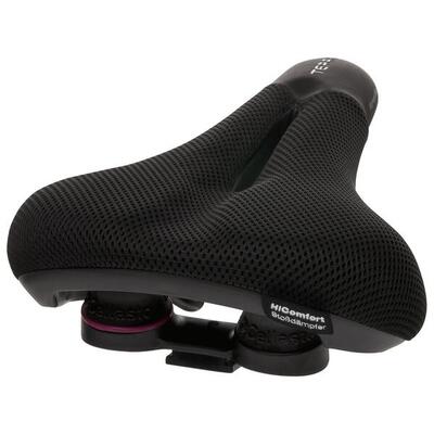 Fietszadel fisio climavent max gel dames - zwart