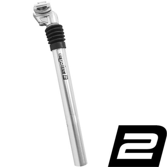 Ergotec Gefederte Patentsattelstütze SP-3.0 Aluminium Ø=254mm L=350mm silber
