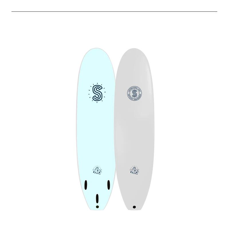 Softlite - Planche De Surf En Mousse Softlite Chopstick 6'0 Cool Grey - Planche De Surf - Vert - Taille Unique - Decathlon