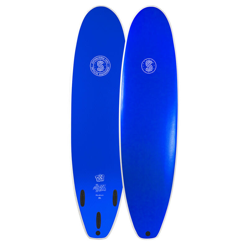 Softlite - Planche De Surf En Mousse Softlite Test Tube 8'0 Neon Blue - Planche De Surf - Bleu - Taille Unique - Decathlon