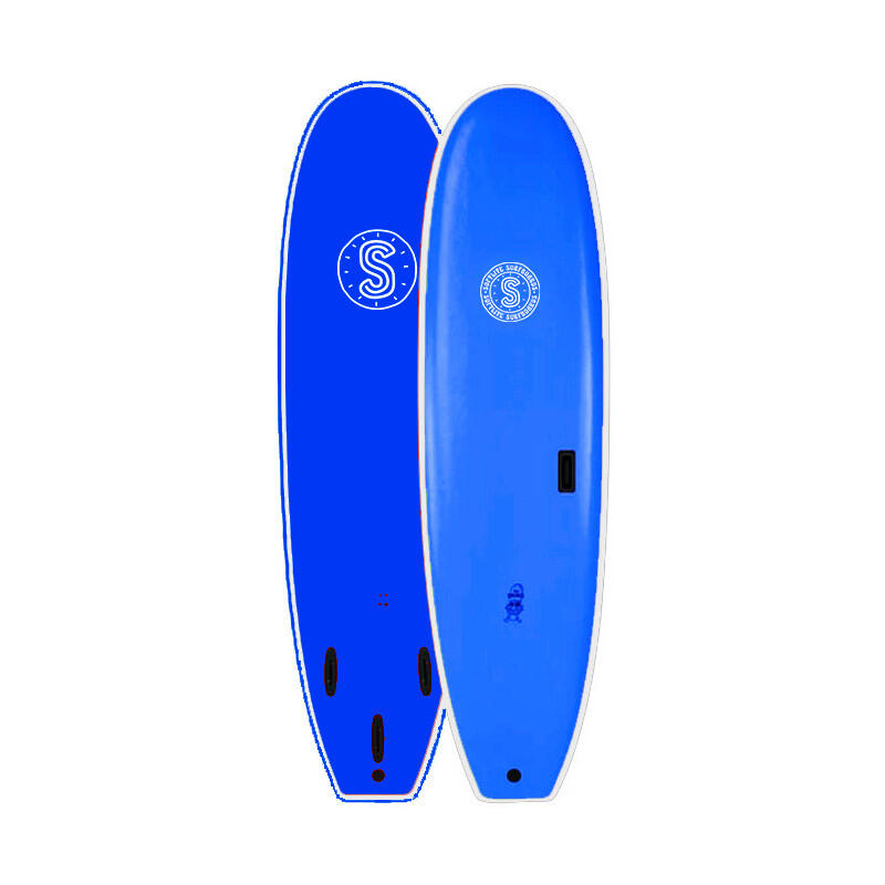 Softlite - Planche De Surf En Mousse Softlite Duke 7'0 Neon Blue - Planche De Surf - Bleu - Taille Unique - Decathlon