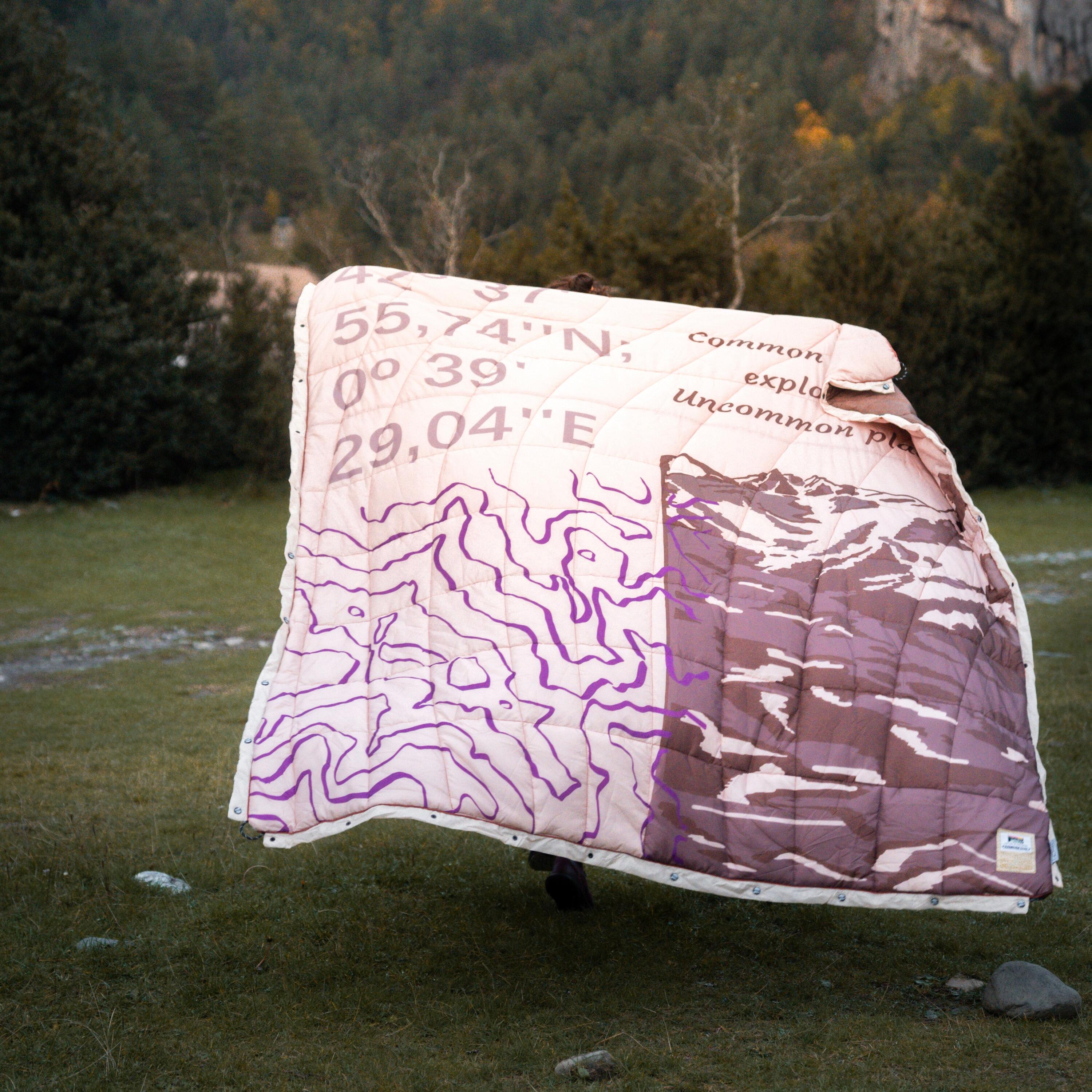XL Outdoor-Bettdecke Seven Peaks Pirineos 200x180cm 6/7
