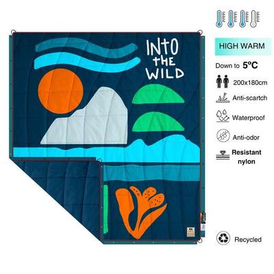 XL Outdoor-Bettdecke Seven Peaks Into The Wild 200x180cm