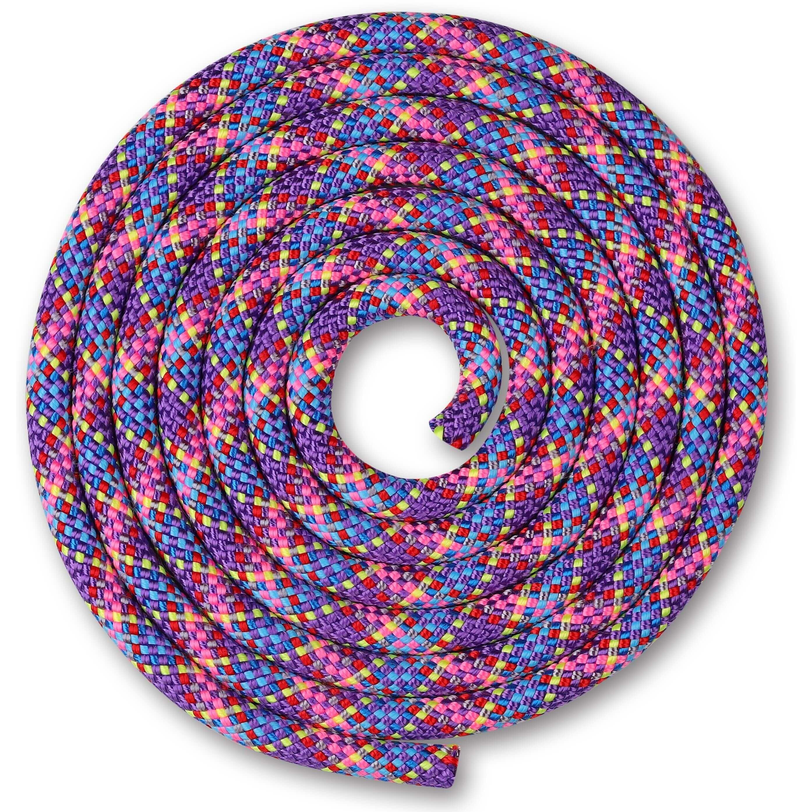 INDIGO SPORTS Cuerda para Gimnasia Rítmica Ponderada 150g INDIGO 2,5 m Multicolor4