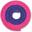 Corde pour Gymnastique Rythmique 165g INDIGO Bicolore 3 m Violet-Rose