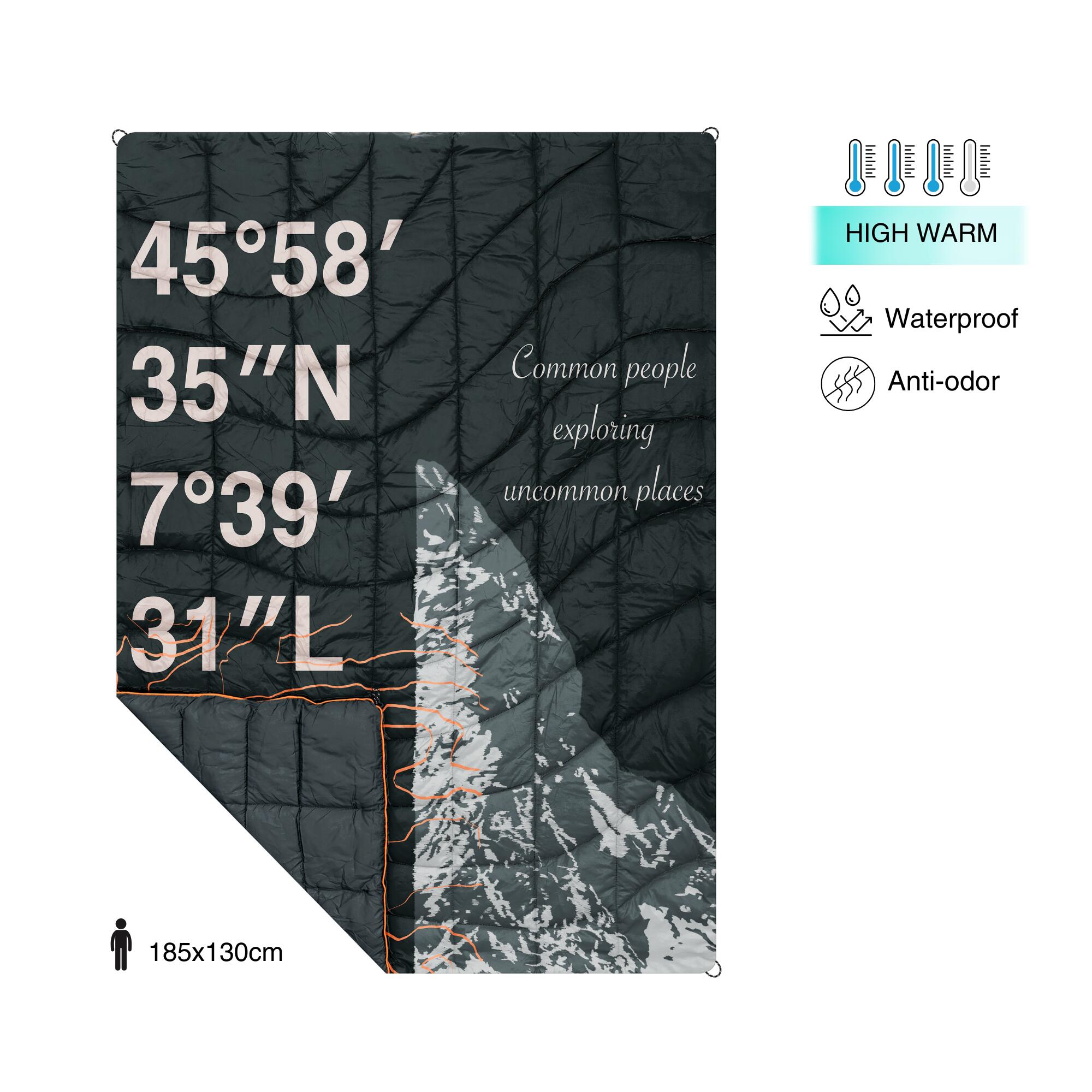 SEVEN PEAKS Camperdecke Seven Peaks Matterhorn 185x130cm