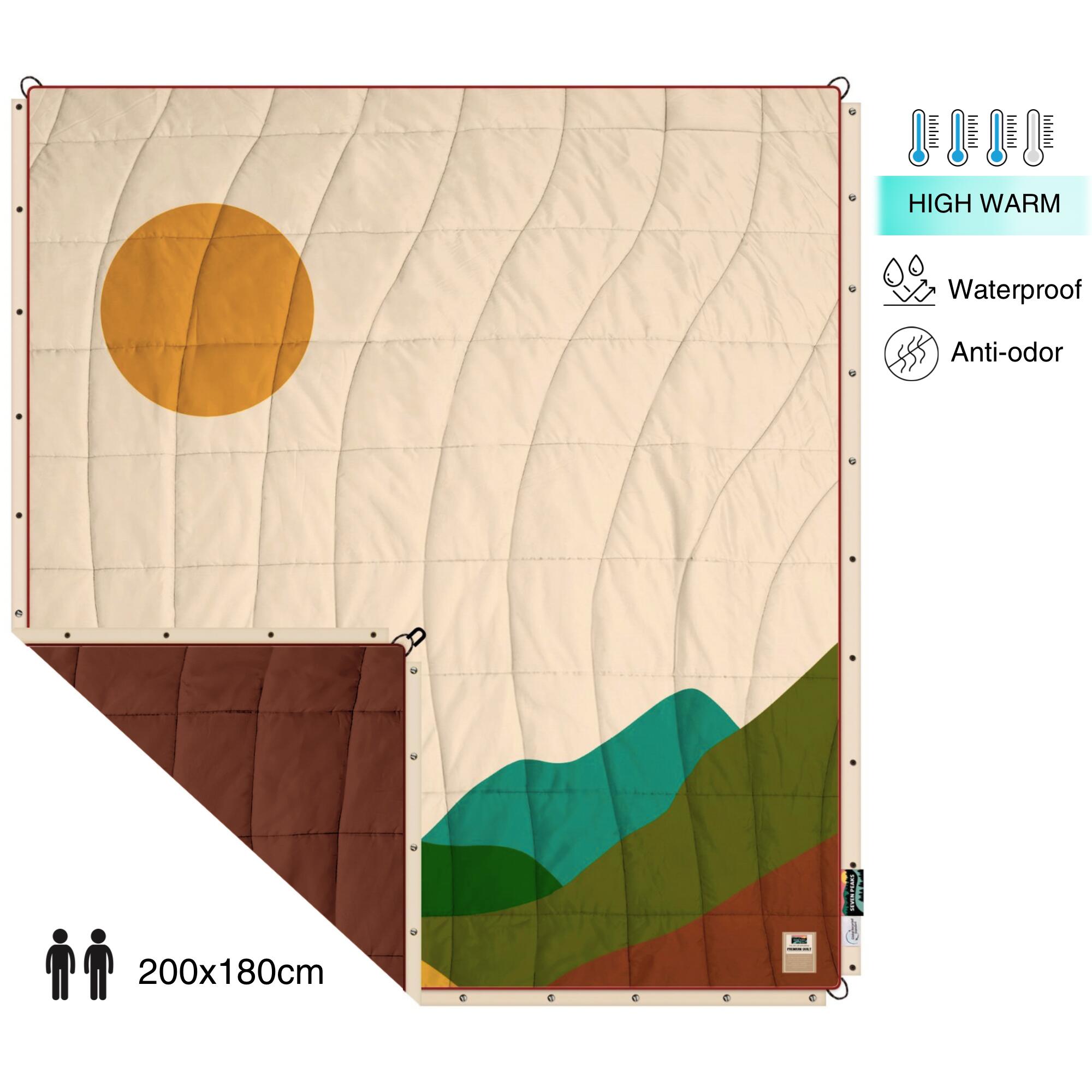 SEVEN PEAKS XL Outdoor-Bettdecke Seven Peaks Capadocia 200x180cm