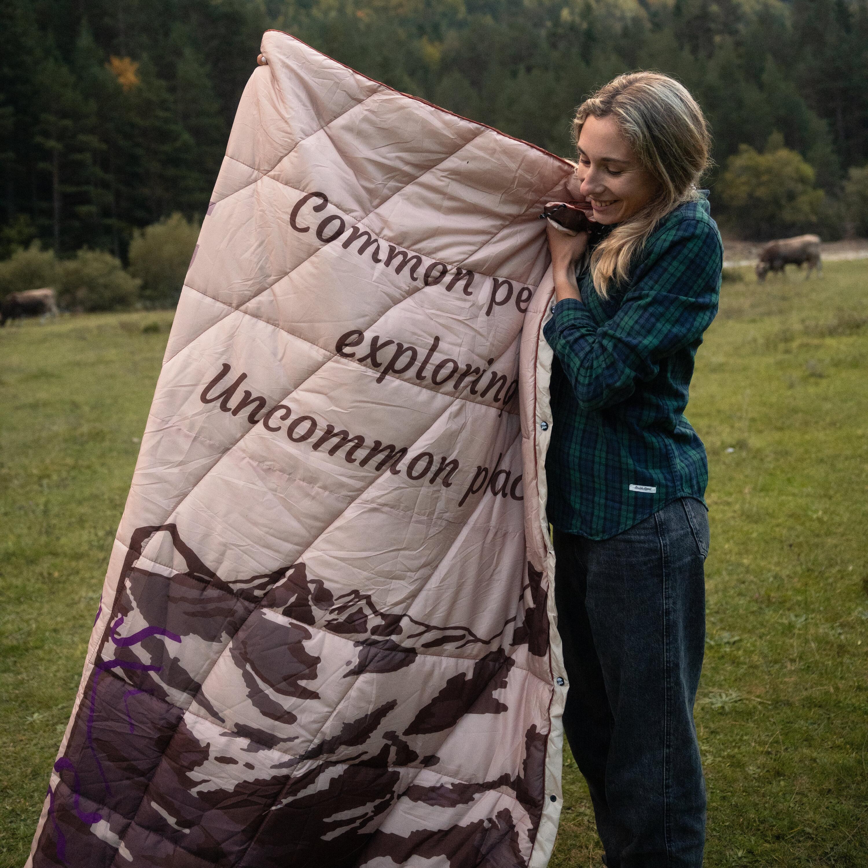 XL Outdoor-Bettdecke Seven Peaks Pirineos 200x180cm 7/7