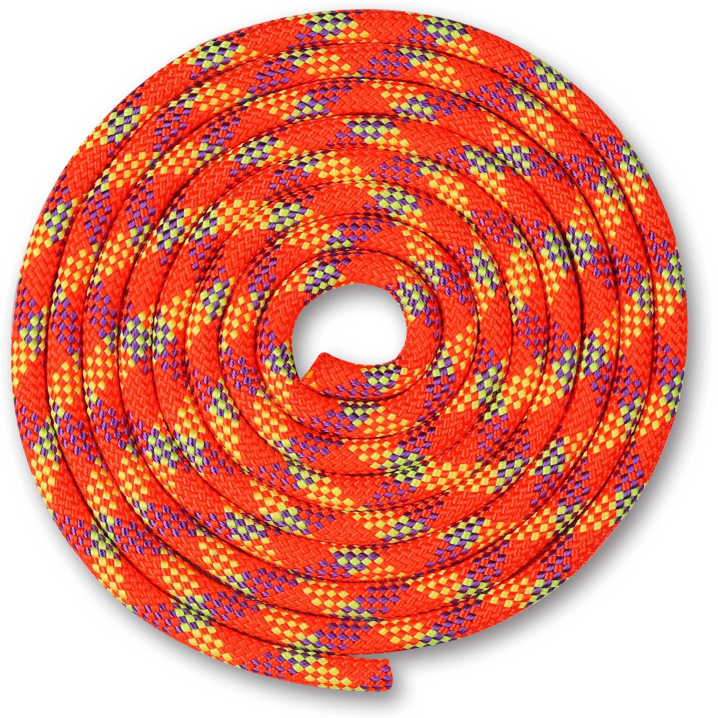 INDIGO SPORTS Švihadlo na gymnastiku uměleckou zátěžové INDIGO 150 g 2,5 m