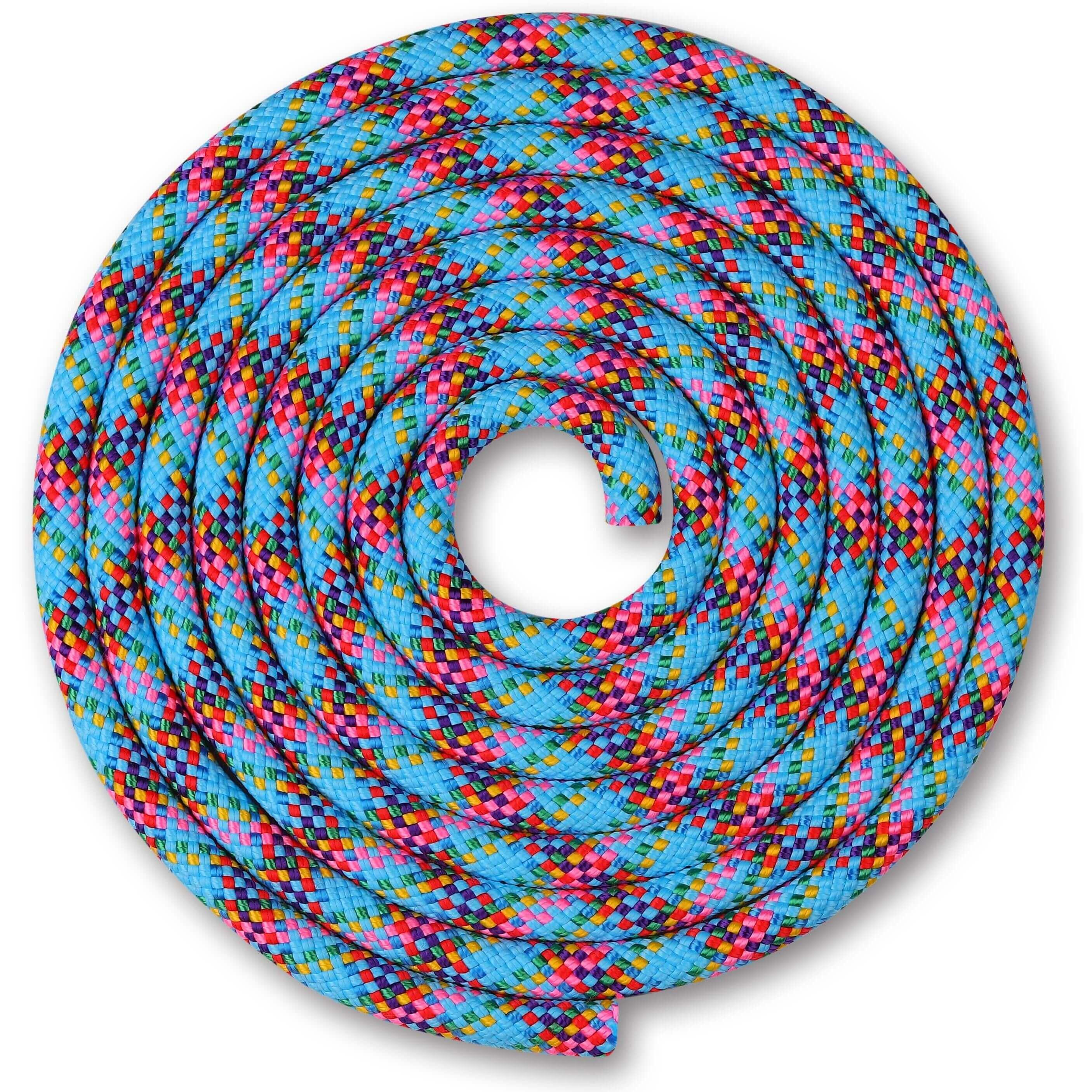 INDIGO SPORTS Cuerda para Gimnasia Rítmica Ponderada 150g INDIGO 2,5 m Multicolor6