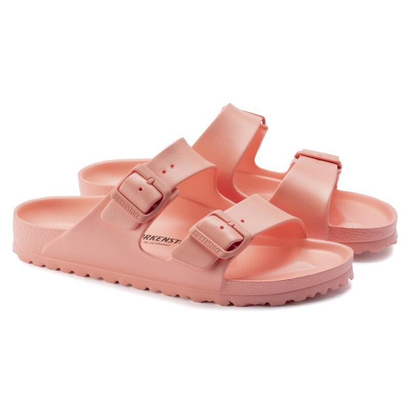Sandali Bassi Donna Birkenstock Arizona Eva Rosso 3/6