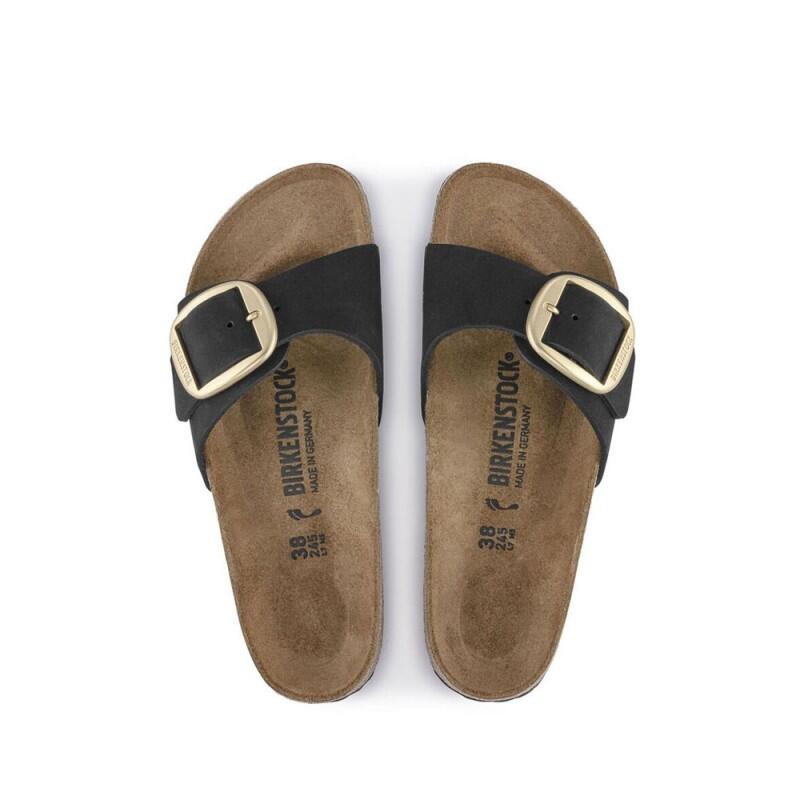 Sandales Bio Femme Birkenstock Madrid Big Buckle Noir 4/6