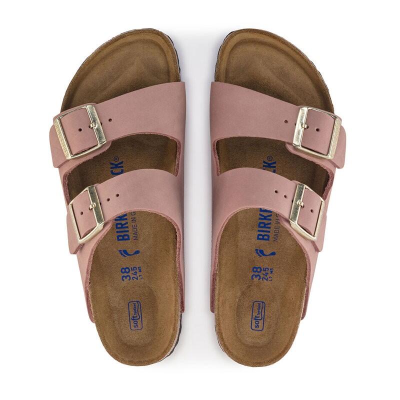 Sandalias Bio Birkenstock Mujer Arizona Big Buckle Rosa 3/5