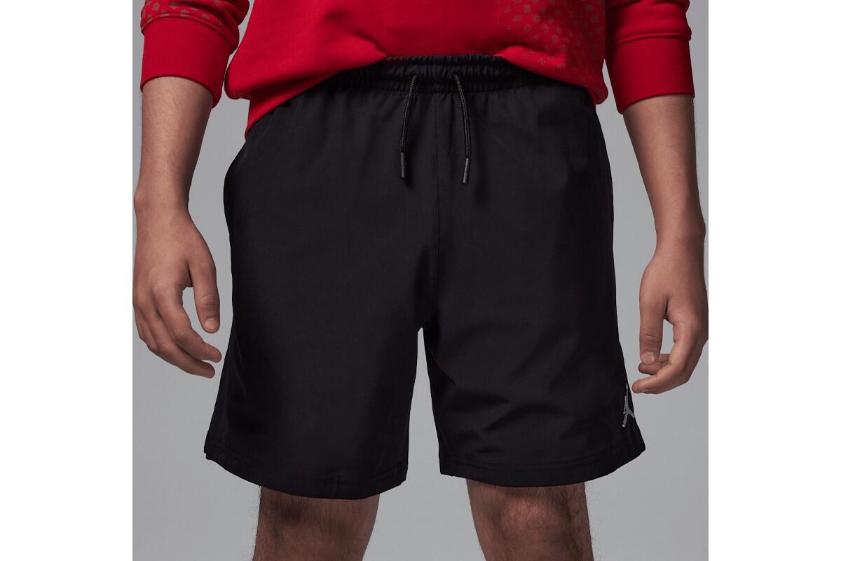 Pantaloncino ragazzo jordan jumpman woven play - nero 4/4
