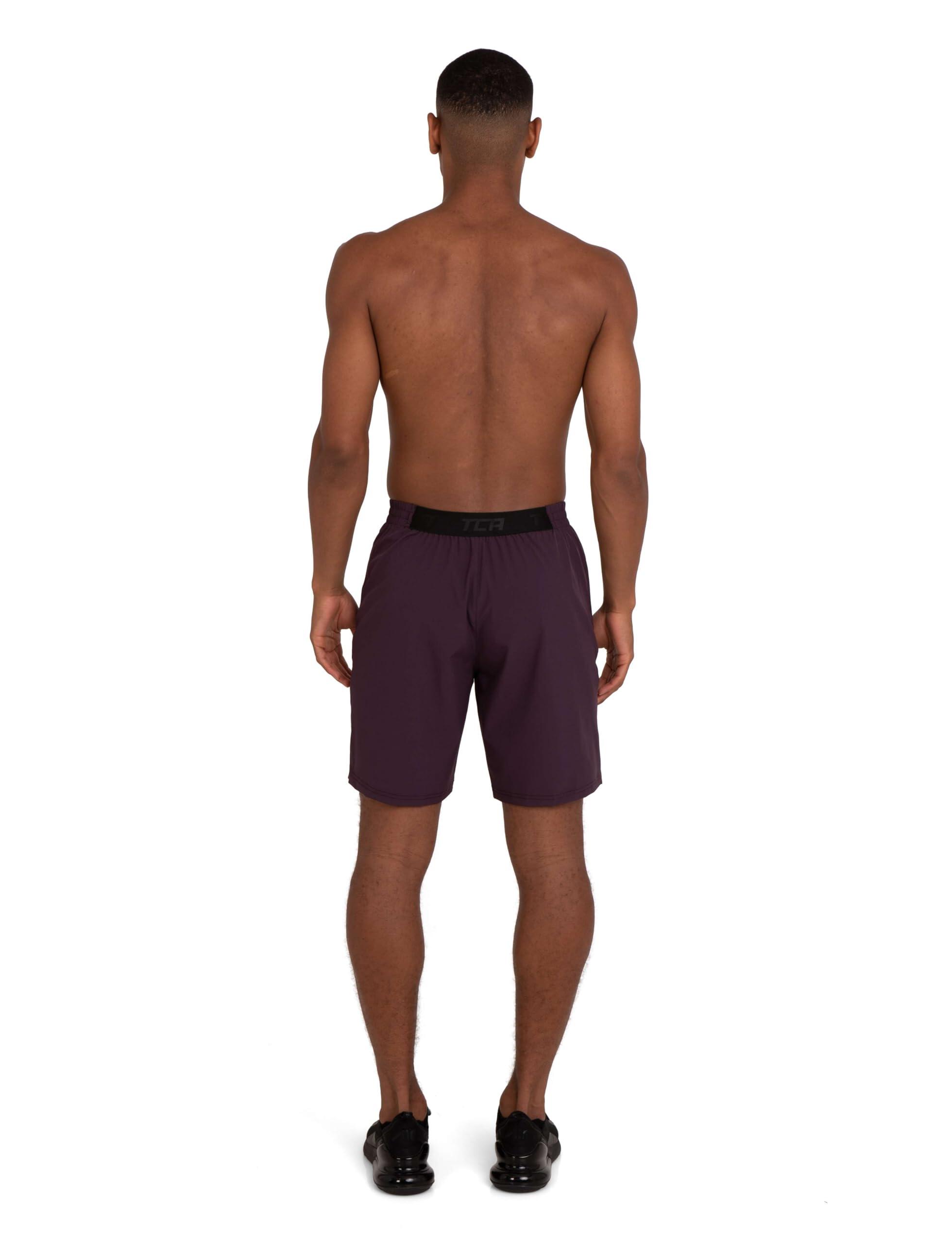 Heren Elite Tech Hardloopshorts met ritssluiting zakken 5/7
