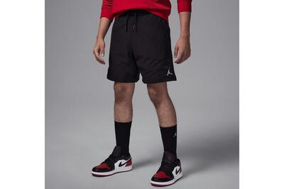 Pantaloncino ragazzo jordan jumpman woven play - nero