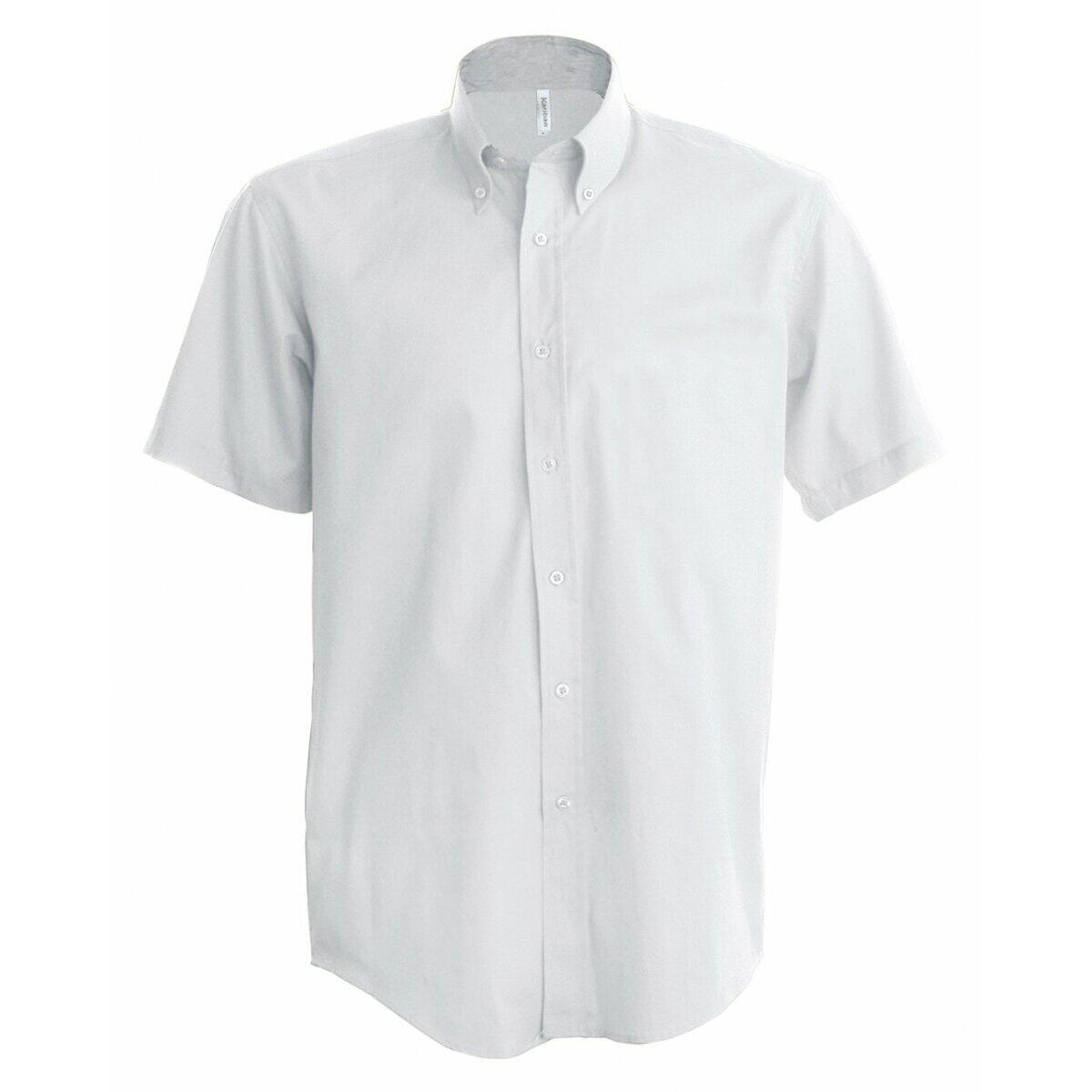 KARIBAN Camicia a maniche corte in cotone/elasthane Kariban