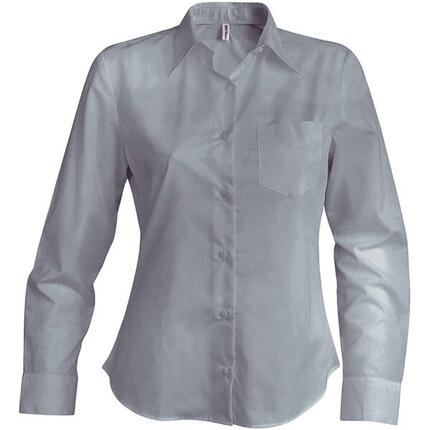Chemise femme manches longues blanc Kariban blanc