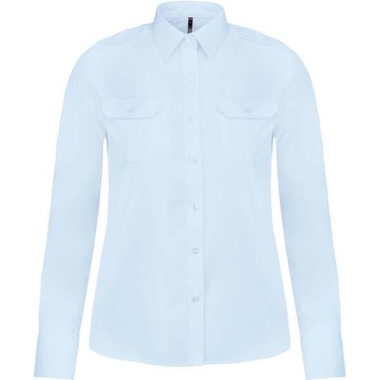 Chemise femme manches longues Kariban Pilote