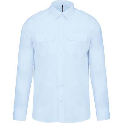 Shirt met lange mouwen kariban pilote