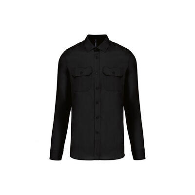 Shirt met lange mouwen kariban pilote