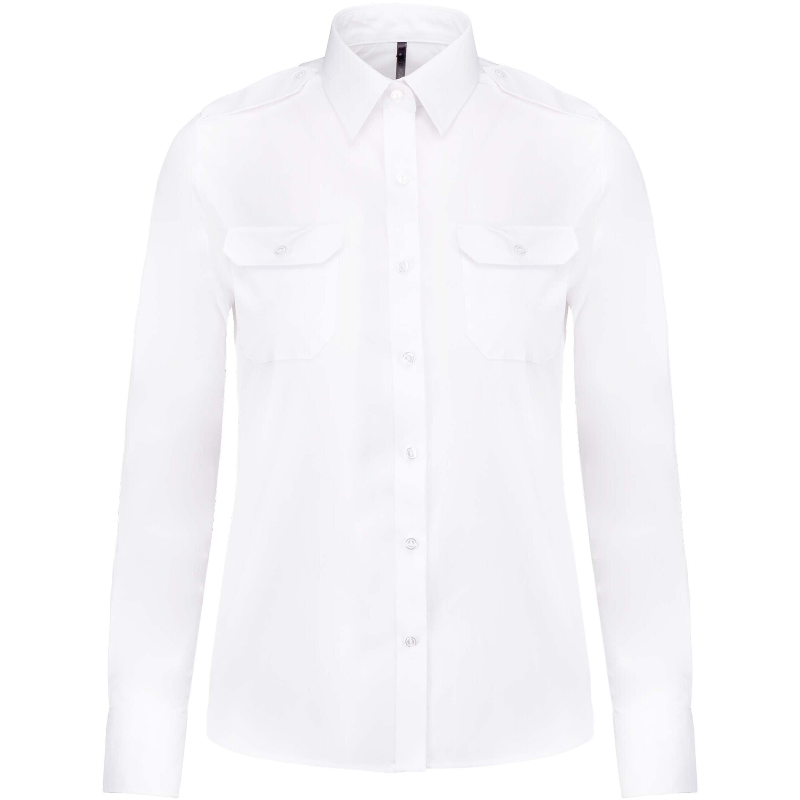 KARIBAN Camisa mulher de mangas longas Kariban Pilote